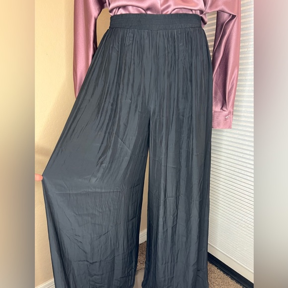 Ramy Brook Palazzo Pant in Black NWT - Picture 3 of 7